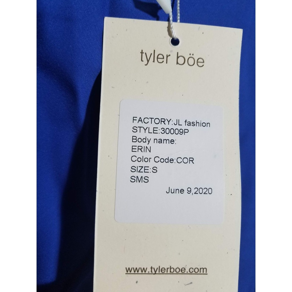 NWT Tyler Boe Erin Blouse, Blue (TB10) - Picture 2 of 3